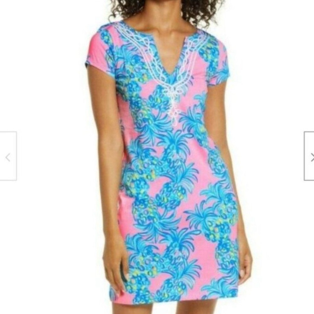 Lilly Pulitzer Brewster “Pelican Pink” dress XXS Pima Cotton $4.99 Ships :>NWOT